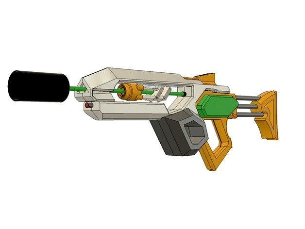 Flamethrower Prototype Free 3D print model by revellab