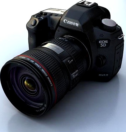 Canon 5D mark33d model