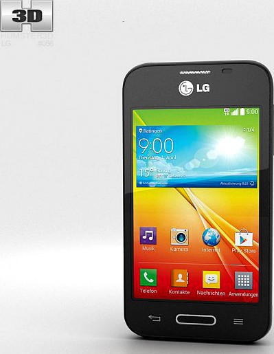 LG L40 Black3d model