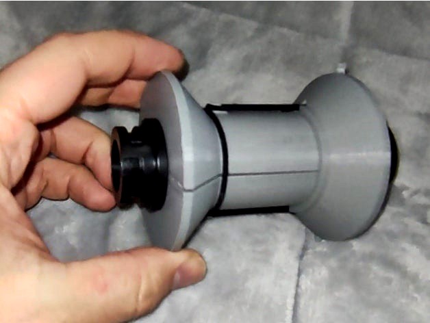 Ender 3 V2 Screwless Adjustable Spool Holder by Gonzonator1982