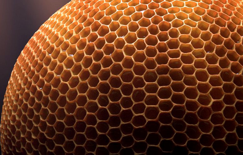 Honeycombs Spherical3d model