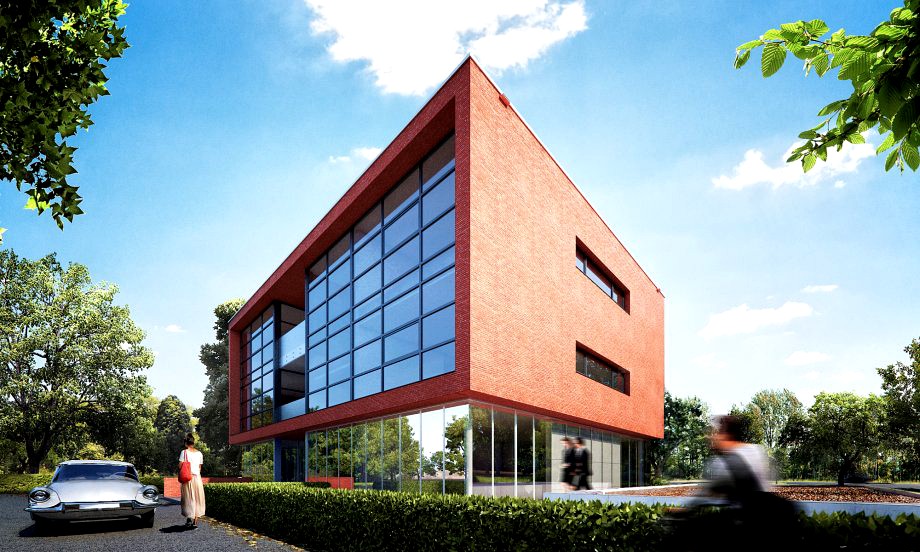 Office Brick Building3d model