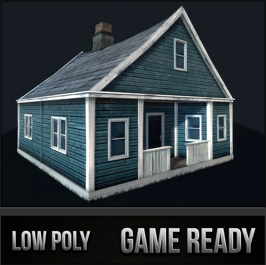Abandoned Houses 023d model