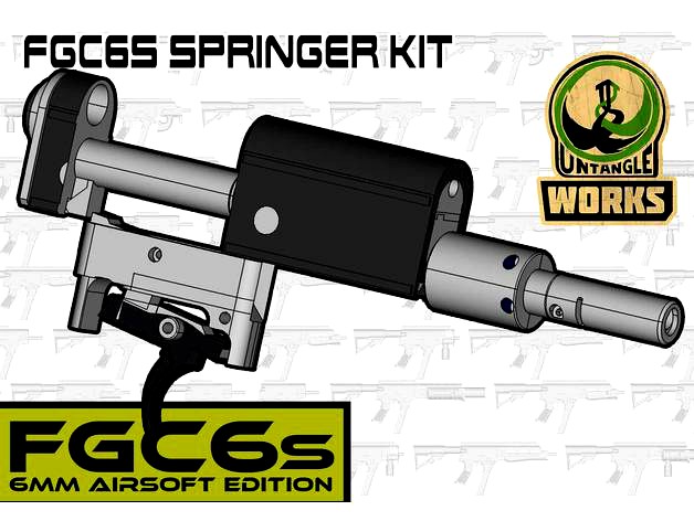 FGC6s airsoft springer kit  for FGC-9 MK-I MK-II by Untangle