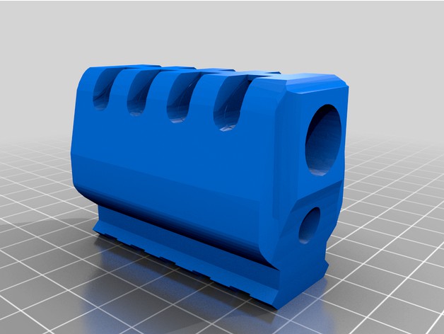 John Wick P30 Compensator for Umarex HK P30 Airsoft by Geektoylove