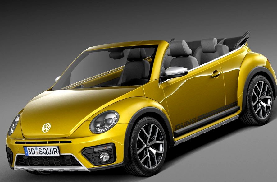 Volkswagen Beetle Dune Convertible 20163d model