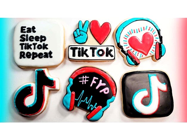 TikTok Cookie Cutter Set by SophiaTheHobbit