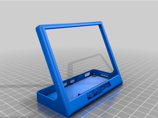 Spacious Enclosure for Pimoroni Inky wHAT (ePaper/eInk) and Raspberry Pi Zero by acdawg