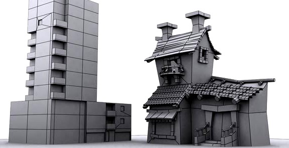 Low Poly Building Assets 5