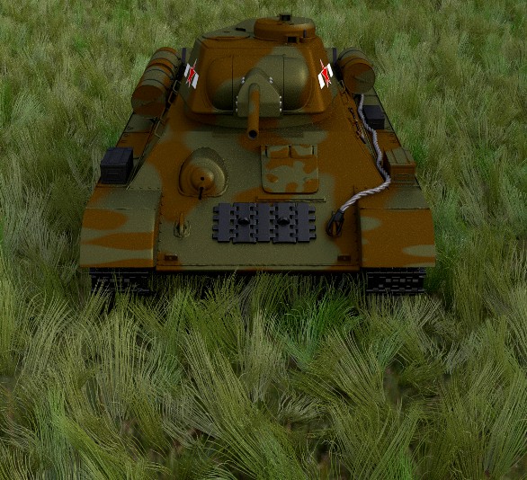 T34/76 Tank Camo HDRI