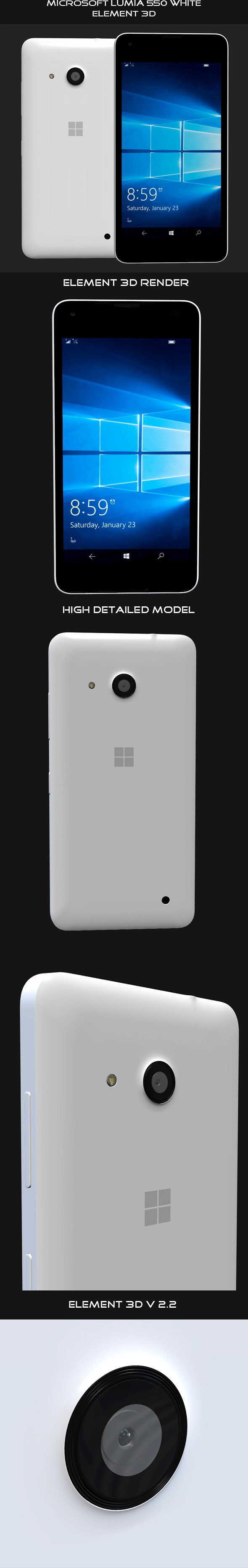 Microsoft Lumia 550 White