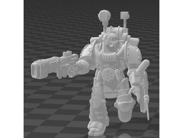 Heresy Space Medic in MK2 Armour by codewalrus