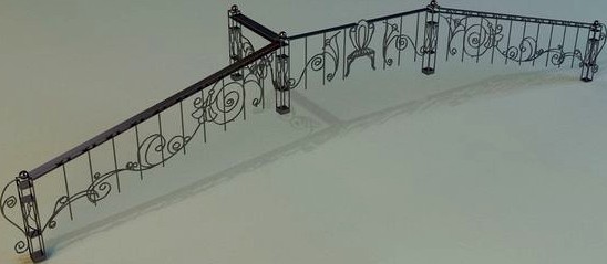 Forged railing