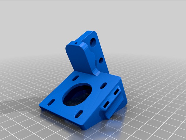 direct drivinator for mk8 dual extruder and bltouch easier print for thin pancake stepper motor by sirSpat