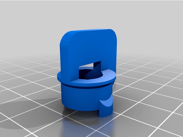 Silhouette Cameo Blade Holder / Tool Latch (remix) by loravo1