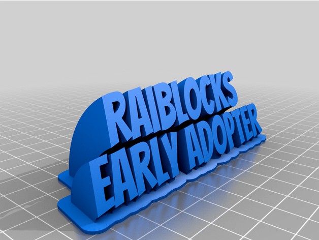 Raiblocks Early Adopter by VinickGold