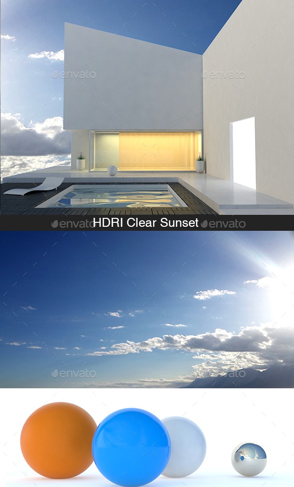 HDRI Clear Sunset