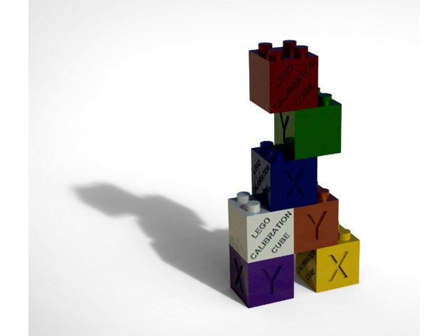 Cubo de Calibração Lego ( Lego calibration cube) by jhonnyjoao07