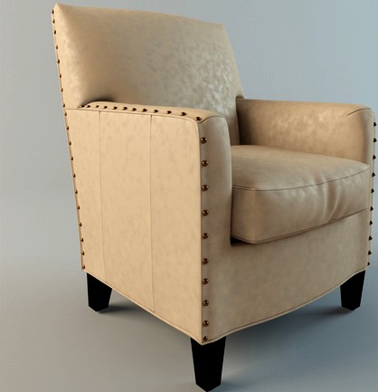 Alabaster Leather Chair