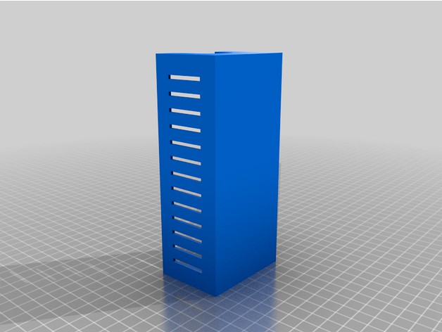 Generic card holder (FreeCAD parametric) by kvrb
