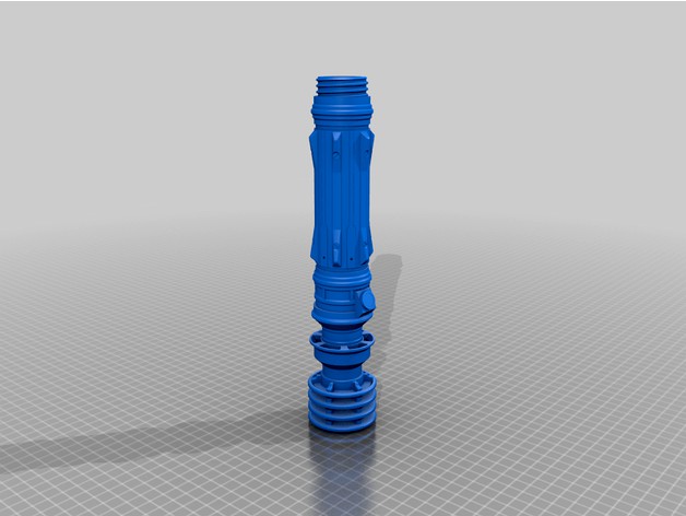 Leia's Collapsing Light Saber by 3DPRINTINGWORLD