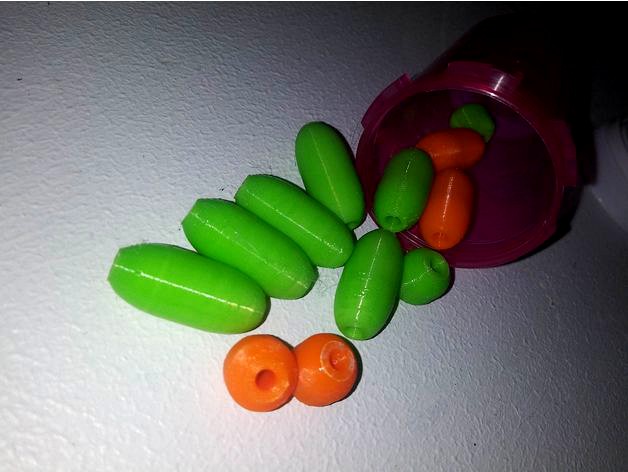 13mm shark leader beads by Madyn3D-CNC_LLC