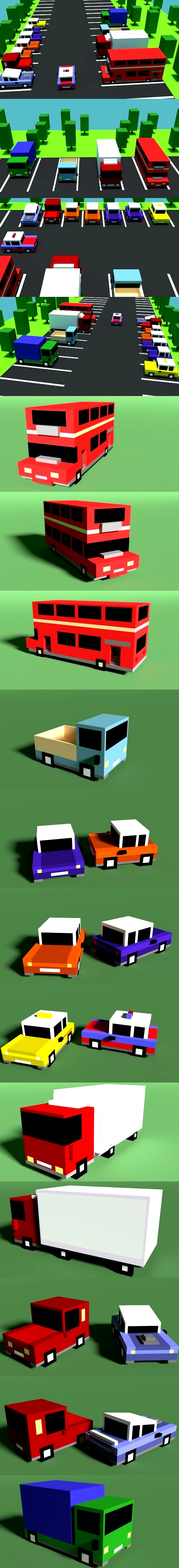 Low Poly Cars