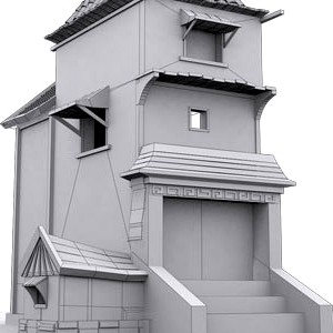 Low Poly House 3 Model
