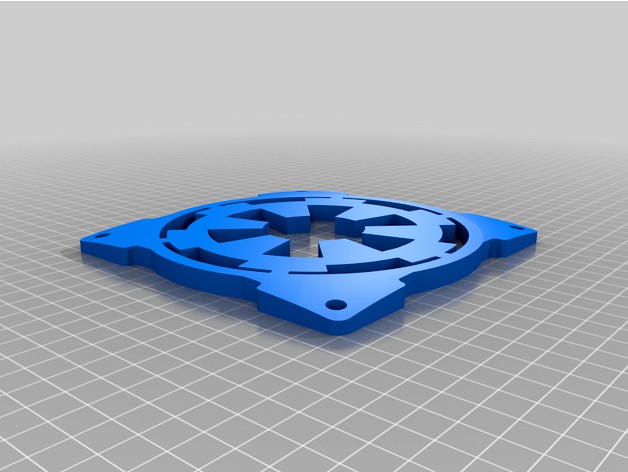 140mm Galactic Empire fan grill by gkool