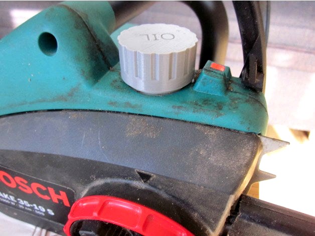 Oil cap for Bosch chainsaw by glsf91