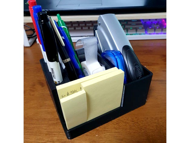 desk organizer - pen , post-it , stapler , etc. by Lopeace