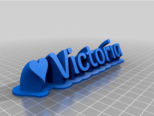 Victoria Sweeping name plate by waboni