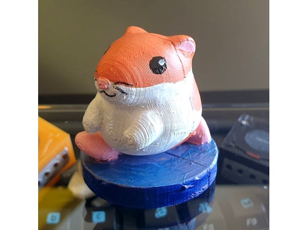 DL2 Kirby Rick amiibo (Hamster Ally) by IXPatch