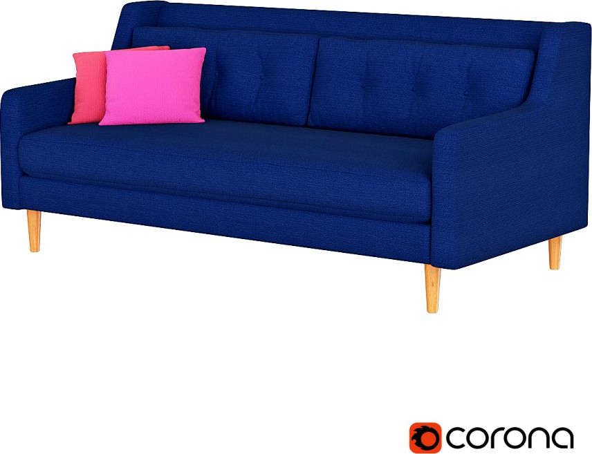 West Elm Crosby Sofa3d model