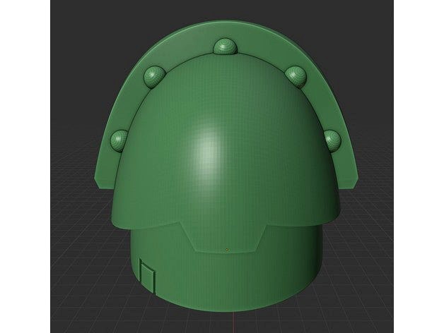 Space marine Champion Pauldron by Mattpantser