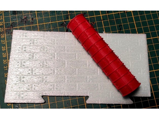 Texture roller stamp for foamcutting multiple variations by AgaApi