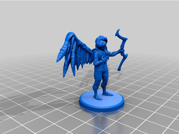 Angel capuchino archer by hellas3Dmodeling