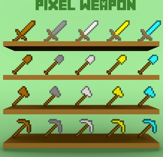 pixel weapon