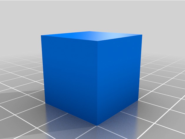 2cm FDM Calibration Cube  by MineeForm