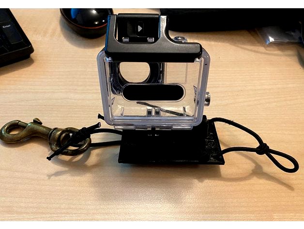 Back of hand GoPro Mount by sechen