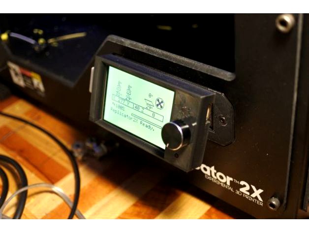 Bigtreetech TFT35 V3.0 mount for Replicator2X by jin0711