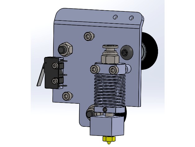 Anycubic Mega Zero - Gantry plate assembly by Calvin_MegaZero