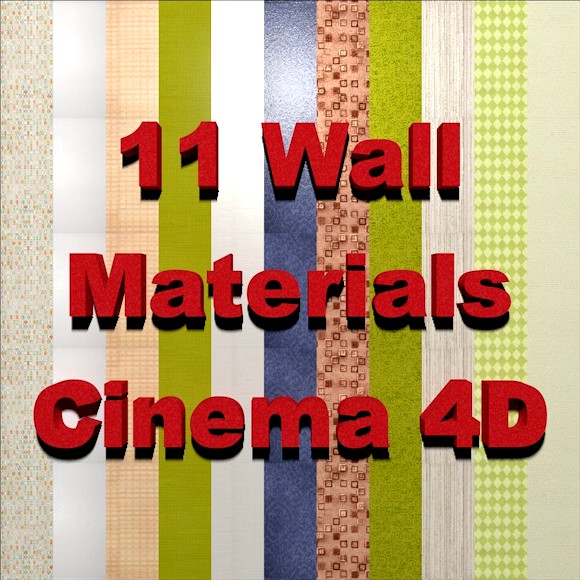 11 Wall Materials Cinema 4D