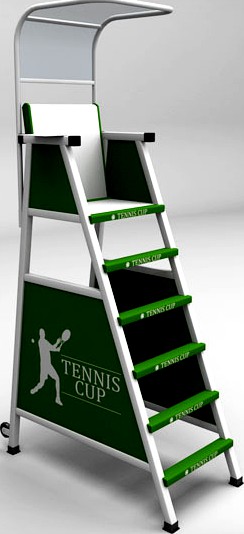 Umpire tennis judge chair