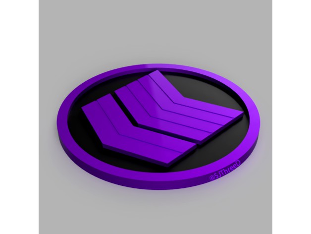 Hawkeye - Marvel Coasters by SJThreeD