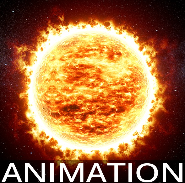 Animated sun v01