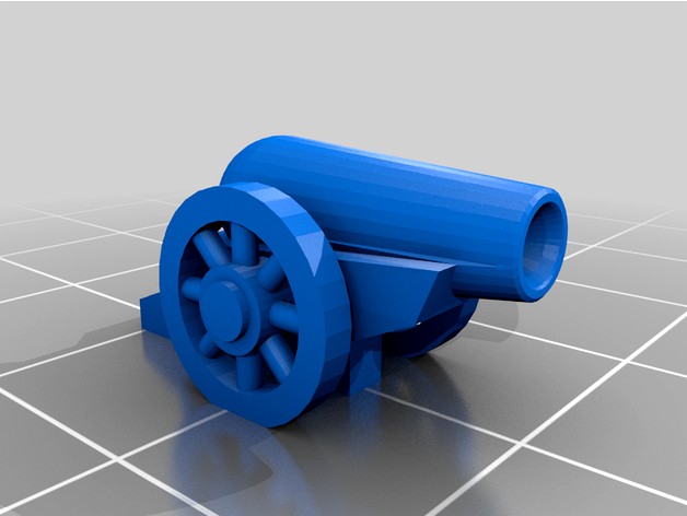 Chibi Dark Fantasy Blackpowder Cannon and Crew by theCamelCaseBandit