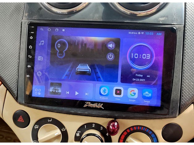 9 Inch Chinese Android Head unit frame for Chevy Aveo Old model by akhilzid