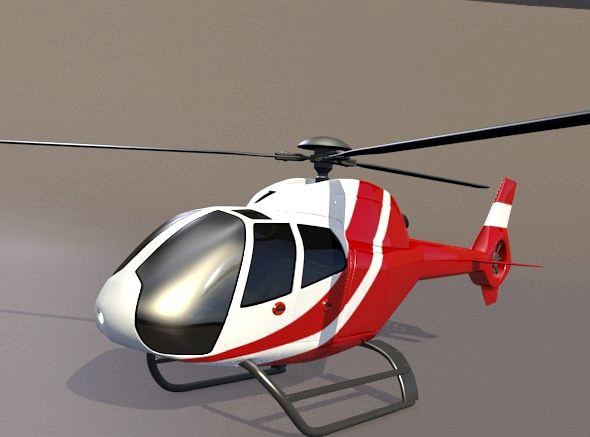 Eurocopter Colibri EC-120B helicopter3d model