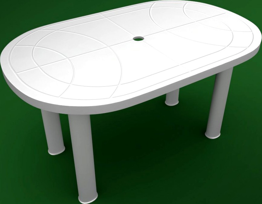 Garden Round Table3d model